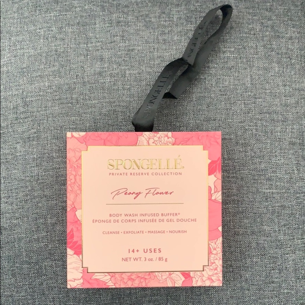 Spongelle Peony Flower Body Wash Infused Buffer